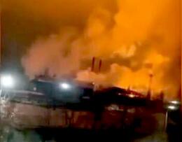 НЛМК: Прилёт БПЛА. Взрыв. Пожар