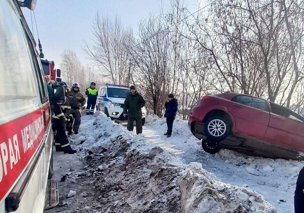 В Анжеро-Судженске в ДТП два человека получили травмы