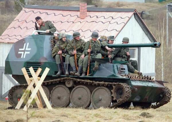 В Кузбассе осуществили реконструкцию битвы за Берлин весной 1945 года.